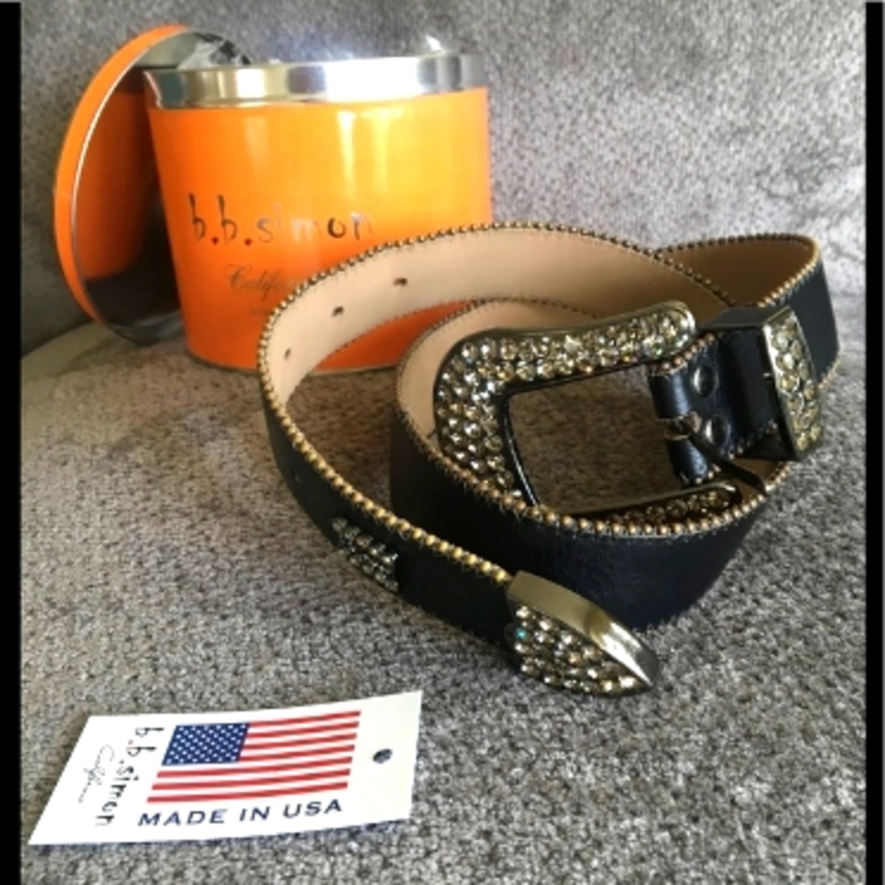 BB Simon Italian Leather belt